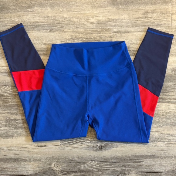 Wilo The Label Ribbed Colorblock Leggings - Picture 1 of 3